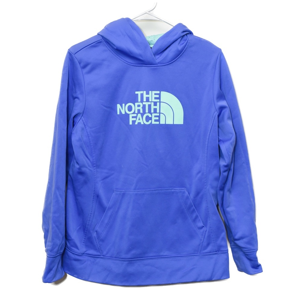The North Face Hoodie, Periwinkle and Aqua, Size L